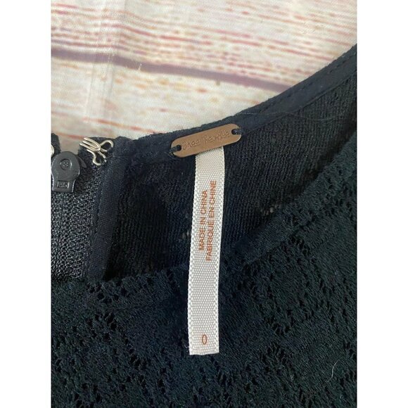 Free People Women's Black Bohemian Daisy Dress - 0 - Picture 8 of 12